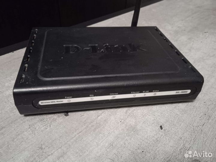 Два adsl роутера D-Link DSL-2640U/2600U