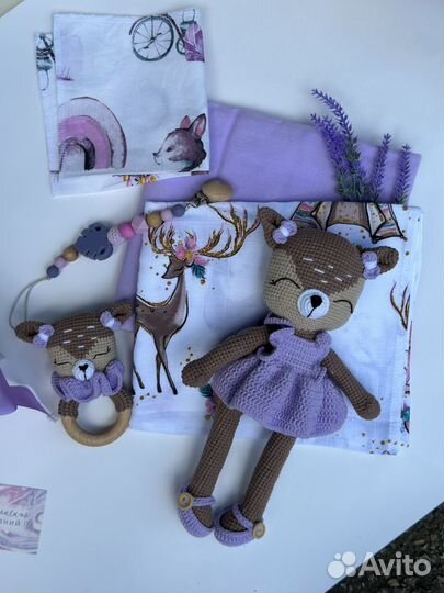 Вязаные игрушки подарок для ребенка