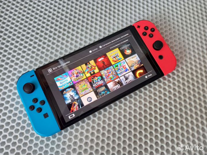 Nintendo switch oled прошитая + игры