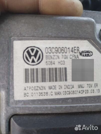 Эбу(мозги) Фольксваген Джетта 13г cfna 1.6