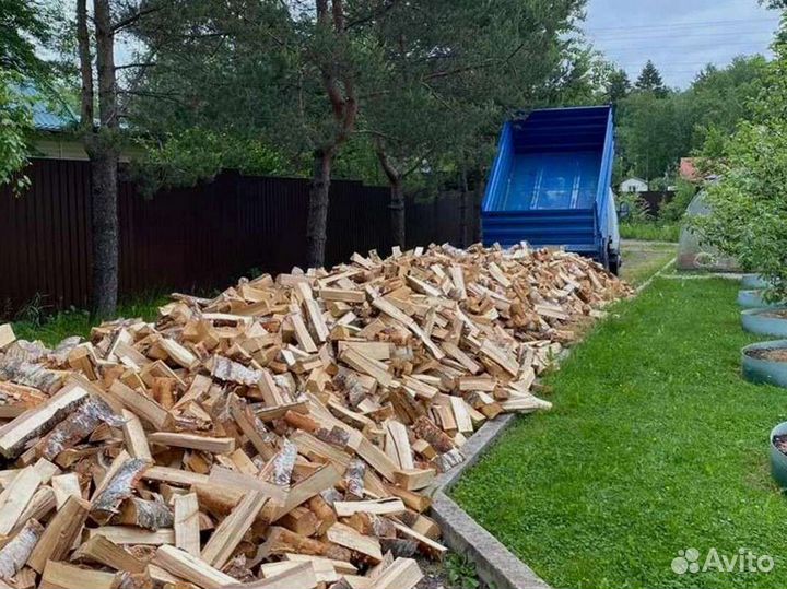 Дрова березовые. Колотые