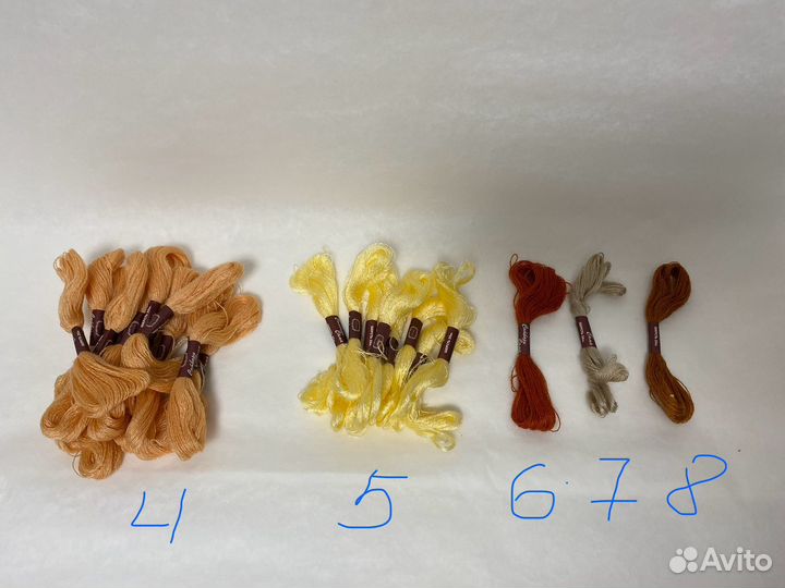 Нитки для вышивания Риолис шерсть/акрил