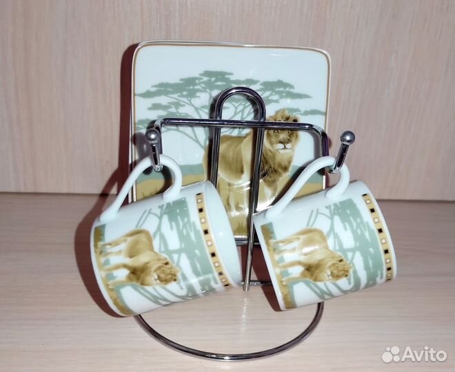 2 кофейные (чайные) пары Finecasa (Италия)