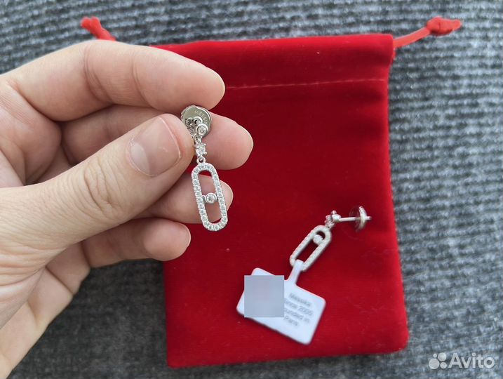 Серьги серебряные