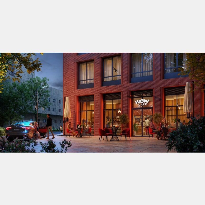 1-к. квартира, 61,6 м², 9/18 эт.