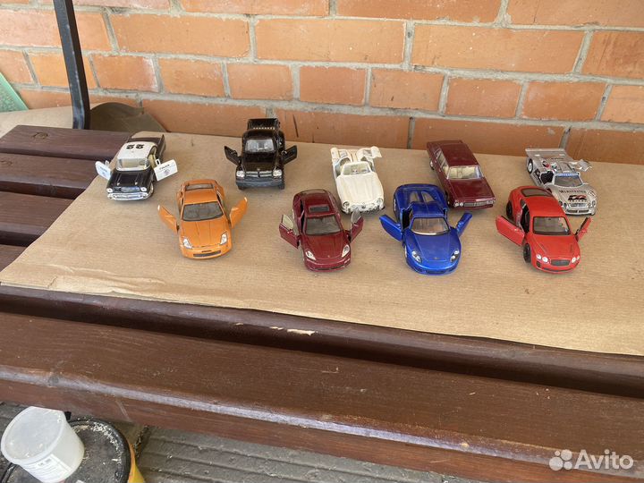Детские машинки игрушки металлические