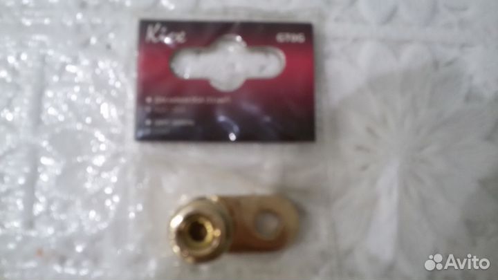 Клемма позолоченная