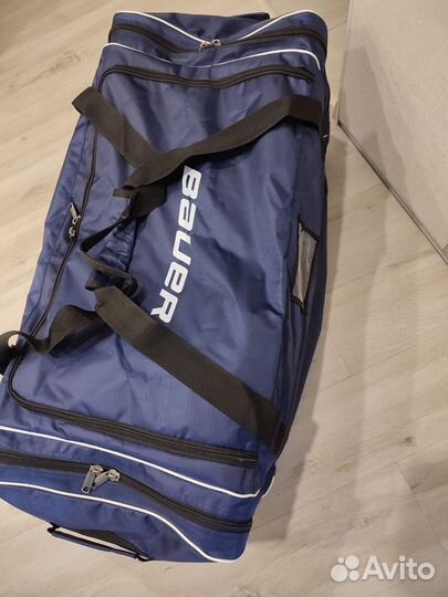 Баул хоккейный 36 без колёс синий