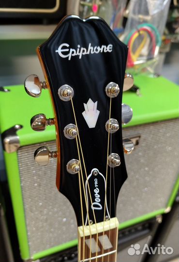 Электроакустическая гитара Epiphone Dove Pro VB