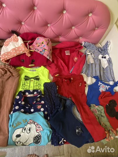 Вещи пакетом на девочку 92 98