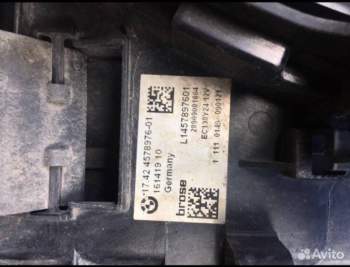 Вентилятор охлаждения bmw f01 f02