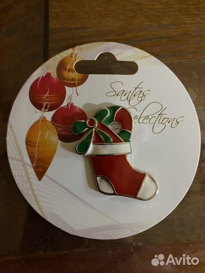 Рождественский значок