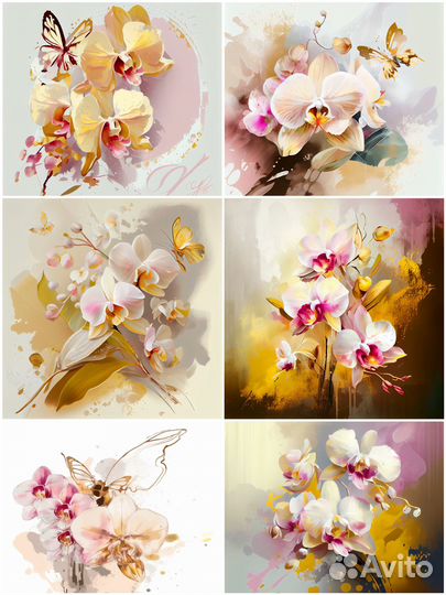 Орхидеи картина в интерьер