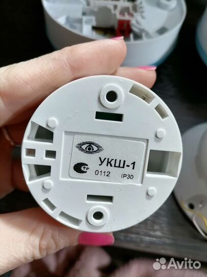 Пожарные датчики, оповещатель зву/свет