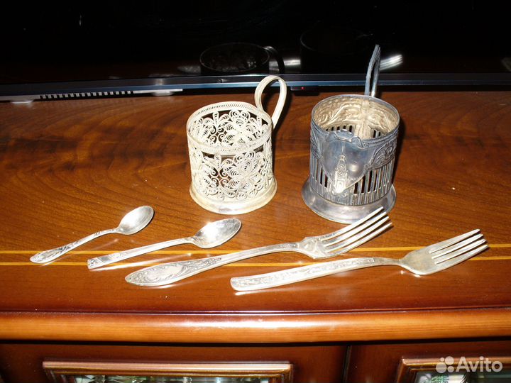 Столовый набор мельхиор СССР