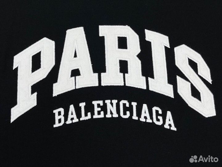 Худи Balenciaga Cities Paris лучшее качество