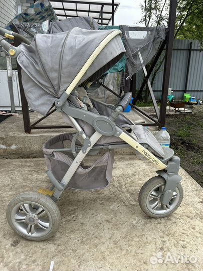 Прогулочная коляска Happy baby neon sport