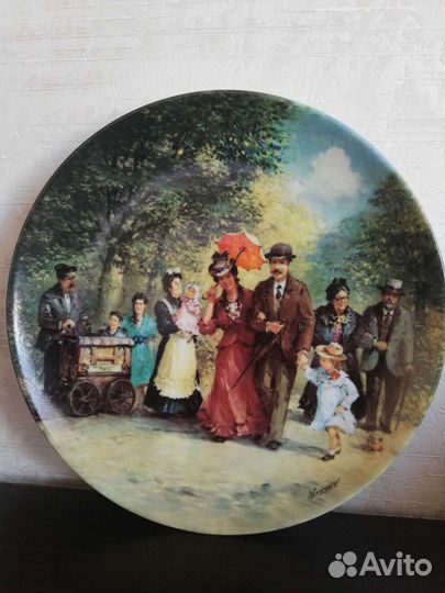 Настенная тарелка Англия, Германия