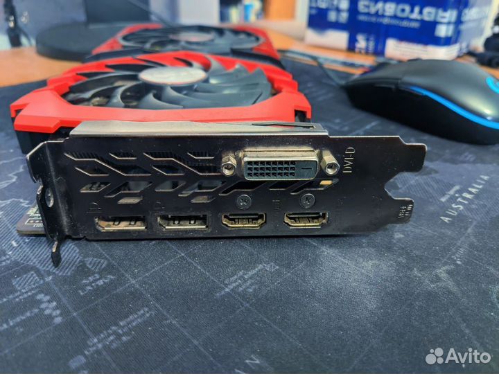 Игровая видеокарта AMD RX 570 4Гб