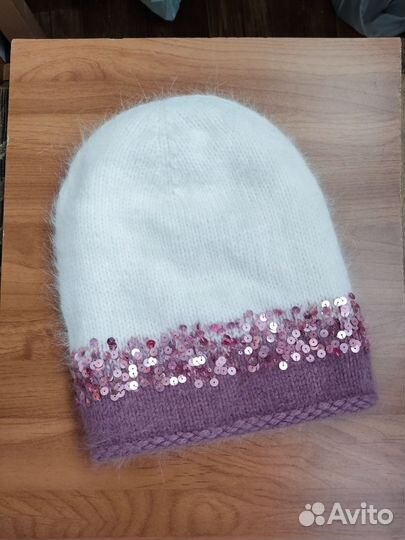 Комплект шапка и снуд женский