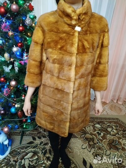 Шуба норковая 46 48 в отличном состоянии