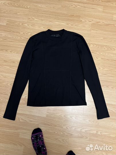 Лонгслив черный