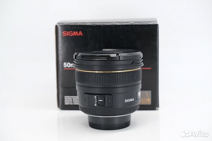 Sigma AF 50mm f/1.4 EX DG HSM Nikon F как новый