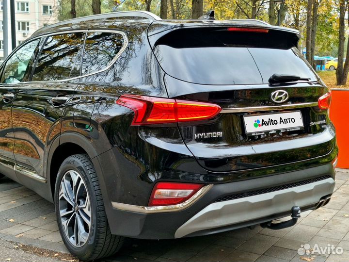 Hyundai Santa Fe 2.2 AT, 2019, 46 281 км