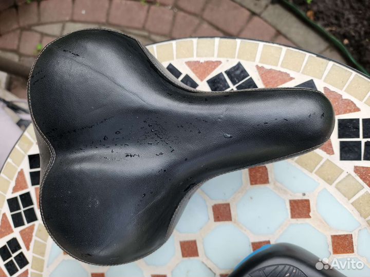 Седло для велосипеда кожаное