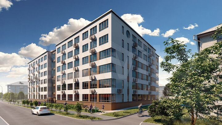 1-к. квартира, 40,4 м², 1/6 эт.