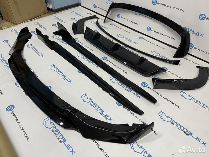 Обвес BMW x5 G05 премиум сплиттер диф лезвия спойл