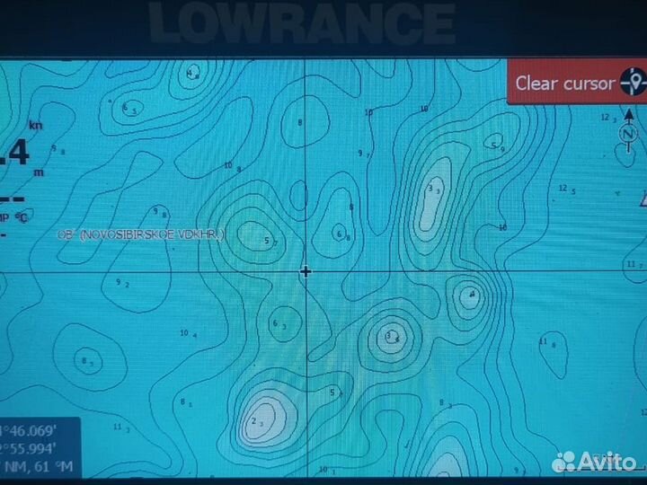 Байкал, Телецкое карта глубин Lowrance C-Map Y217