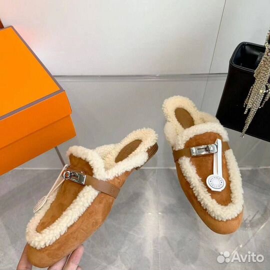 Тапочки женские Hermes