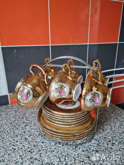 Японский чайный сервиз «Мадонна в золоте»