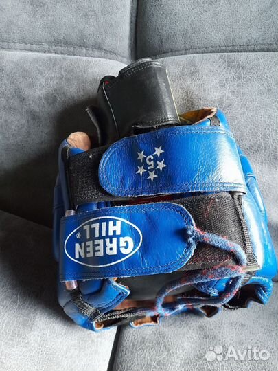 Шлем для бокса green hill