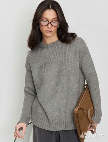 Свитер женский новый с биркой серый S
