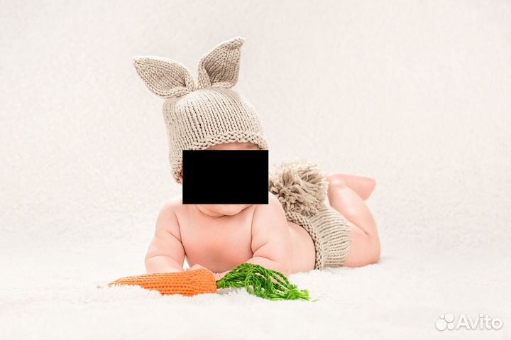 Зайчик заяц и морковка костюм фотосессии наряд