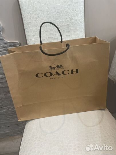 Коробка и пакет Coach