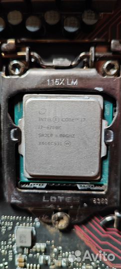 Процессор intel core i7 6700k
