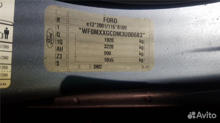 Разбор на запчасти Ford C-Max