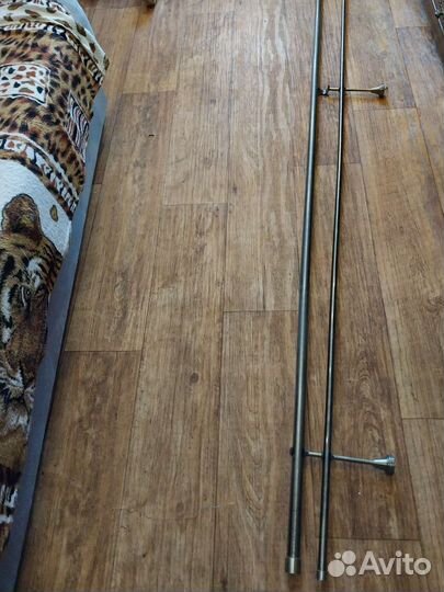 Карнизы для штор двухрядный металлический