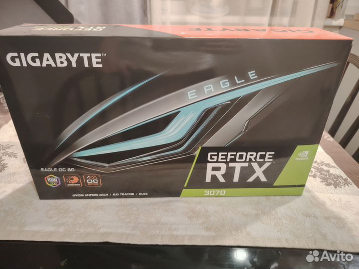 Видеокарта gigabyte RTX 3070 Eagle