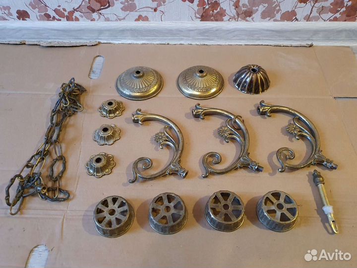 Люстра из бронзы СССР