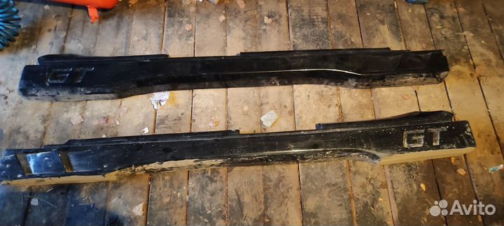 Пороги пластиковые на ваз 2170 приора, 2110,2112