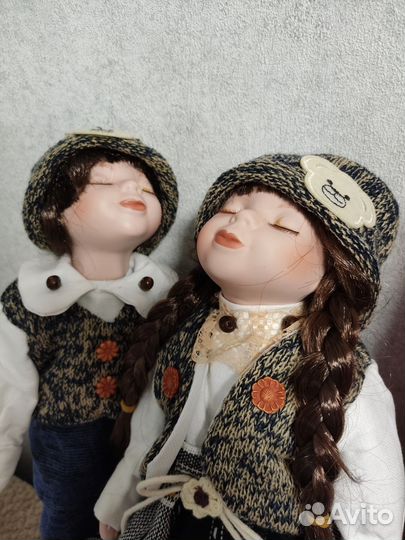 Кукла фарфоровая большая