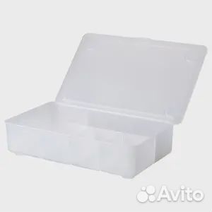 Glis глис Контейнер с крышкой, прозрачный, 34x21 с