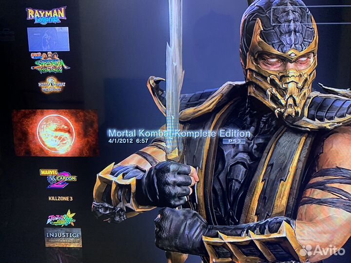 Игровая приставка ps3 super slim прошитая