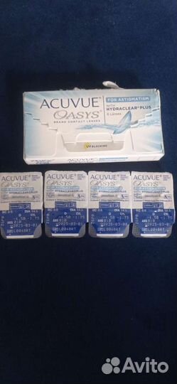 Линзы контактные acuvue oasys 4.50