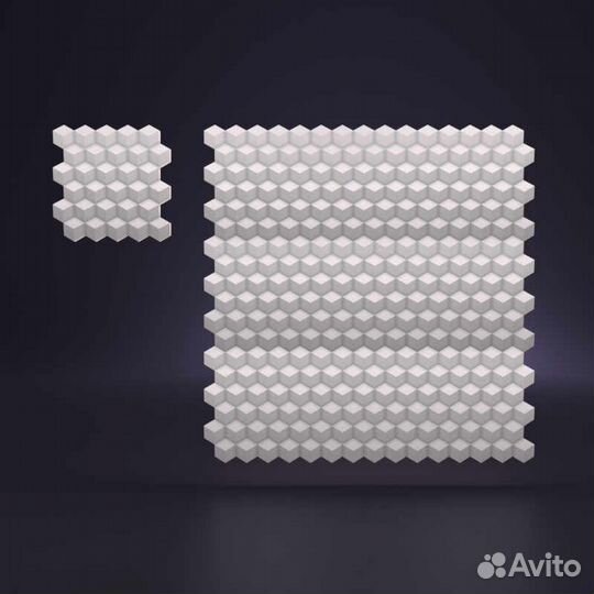 Гипсовая 3D панель 