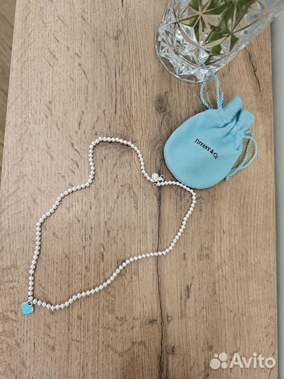 Колье Tiffany серебро